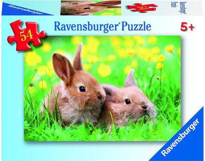 Dėlionė RAVENSBURGER Minipuzzle Cute Animals 54 det.