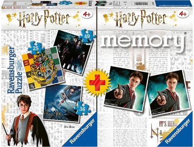 Žaidimas ir dėlionė RAVENSBURGER Memory+puzzle Harry Potter