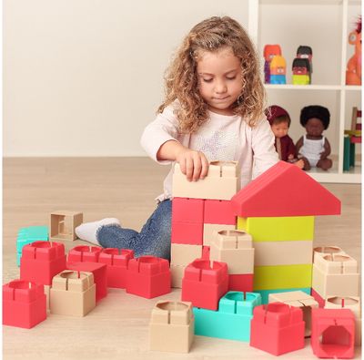 Lavinamosios kaladėlės ECO SUPER KIM BLOC 40 vnt.