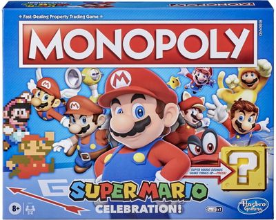 Stalo žaidimas MONOPOLY NINTENDO SUPER MARIO CELEBRATION