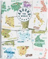 Nuotraukų albumas AROUND THE WORLD, kišeninis, 13x20/96