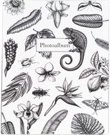 Nuotraukų albumas TROPICAL BW, kišeninis, 13x20/96