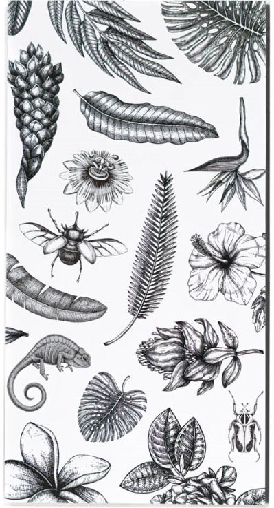 Nuotraukų albumas TROPICAL BW, kišeninis, 10x15/96