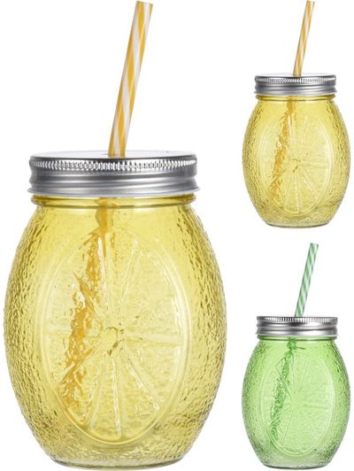 Gėrimų stiklainiukas LEMON/CITRUS, 500 ml