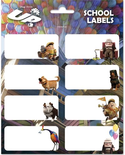 Lipdukai sąsiuviniams PIXAR UP