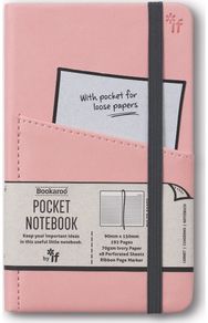Užrašinė IF BOOKAROO, A6, 192 psl., linijomis, Pale Pink
