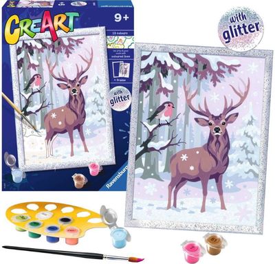 Tapyba pagal numerius RAVENSBURGER CreArt Festive Friends 24 x 18