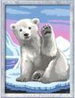 Tapyba pagal numerius RAVENSBURGER CreArt Pawesome Polar Bear 24 x 18