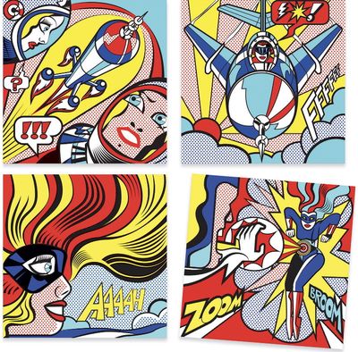 Kūrybinis rinkinys DJECO INSPIRED BY SUPERHEROES