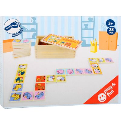Vaikiškas stalo žaidimas DOMINO Zoo Animals