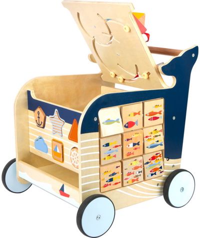 Stumdukas - veiklos kubas BABY WALKER WHALE