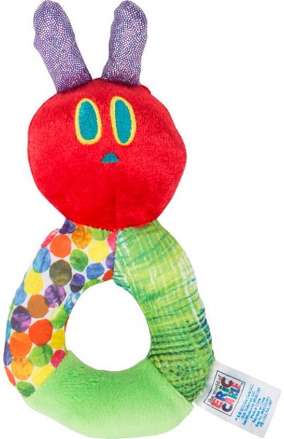 Kūdikio žaislas - barškutis The Very Hungry Caterpillar