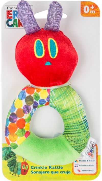 Kūdikio žaislas - barškutis The Very Hungry Caterpillar