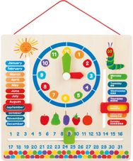 Mokomasis laikrodis The Very Hungry Caterpillar (anglų kalba)