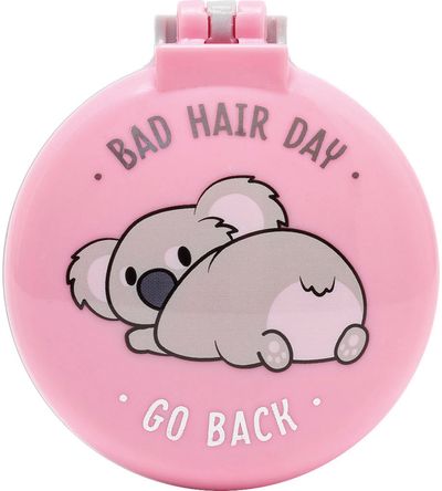 Plaukų šukos su veidrodėliu KOALA