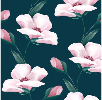 Lęšių valymo servetėlė FLOWERS