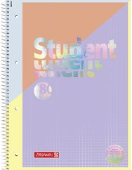 Sąsiuvinis Premium INTOXICATE su spirale, A4, 90 g, 80 l., langeliais