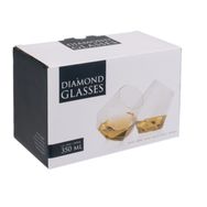 Stiklinės DIAMOND WHISKY, 350 ml, 2 vnt