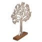 Namų dekoracija SILVER TREE OF LIFE, 30 x 33 cm