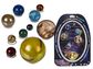 Stiklo kamuoliukai SOLAR SYSTEM, 10 vnt.