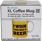 Puodelis I WISH I WAS A BEER, 13 x 11 cm