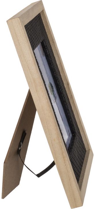 Medinis rėmelis nuotraukai BLACK RATTAN OPTIC, 10 x 15 cm