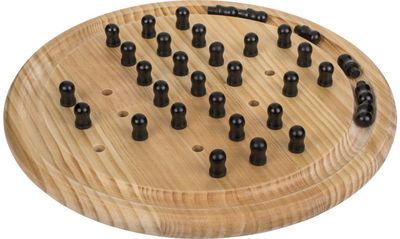 Stalo žaidimas SOLITAIRE (medis) 28, 5 x 28, 5 cm.