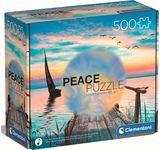 Dėlionė CLEMENTONI PEACE PUZZLE PEACEFUL WIND 500 det.