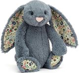 Pliušinis žaislas zuikis BLOSSOM Dusky Blue Bunny (vidutinis)