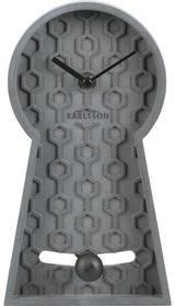 Stalinis laikrodis HONEYCOMB PENDULUM DARK GREY, 25 cm