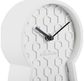 Stalinis laikrodis HONEYCOMB PENDULUM DARK WHITE, 25 cm