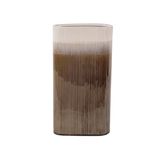 Vaza TRIANGLE CERAMIC BROWN, 39,5 cm