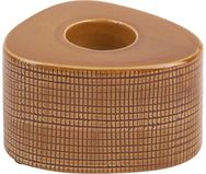 Žvakidė TRIANGLE CERAMIC YELLOW, 7cm