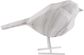 Statulėlė ORIGAMI BIRD MARBLE PRINT WHITE, 13,5 cm