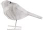 Statulėlė ORIGAMI BIRD MARBLE PRINT WHITE, 13,5 cm