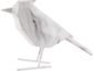Statulėlė ORIGAMI BIRD MARBLE PRINT WHITE, 24 cm