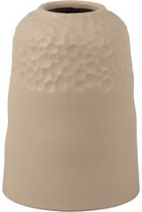 Vaza CARVE CERAMIC MATT WARM GREY, 16 cm