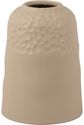 Vaza CARVE CERAMIC MATT WARM GREY, 16 cm