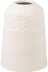 Vaza CARVE CERAMIC MATT WHITE, 16 cm