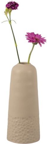 Vaza CARVE HIGH CERAMIC MATT WARM GREY, 28 cm