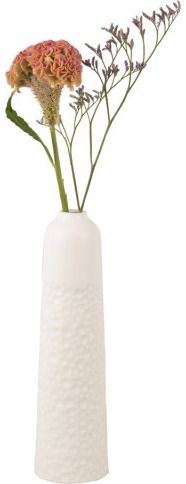 Vaza CARVE CERAMIC MATT WHITE, 28 cm
