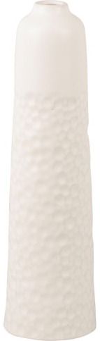 Vaza CARVE CERAMIC MATT WHITE, 28 cm