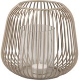 Žvakidė LANTERN ILLUMINATE SMALL WARM GREY, 16 cm