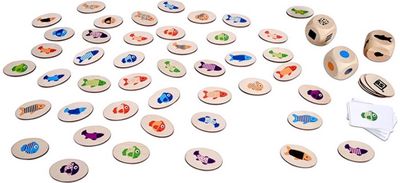 Stalo žaidimas BS TOYS rask žuvytę Find the Fish