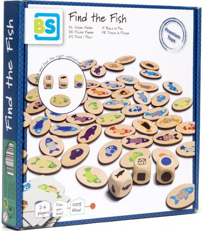 Stalo žaidimas BS TOYS rask žuvytę Find the Fish