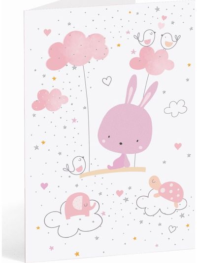 Atvirukas BABY PINK