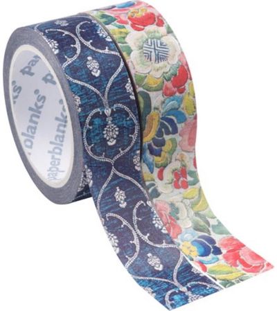 Dekoracinė lipni juostelė BLUE VELVET/PEAR GARDEN