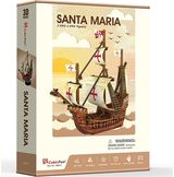 Dėlionė CUBFUN 3D (maža) Laivas Santa Maria