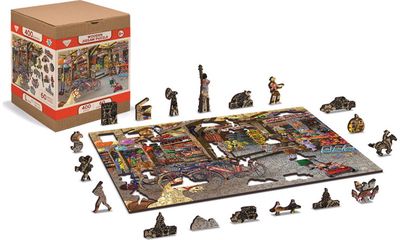 Medinė dėlionė WOODEN CITY In the Toy Shop 400 det.