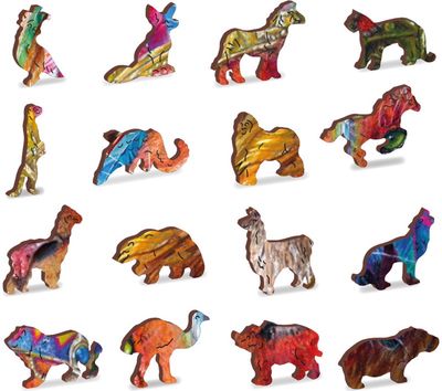 Medinė dėlionė WOODEN CITY Mystic Lion 250 det. (kontūrinė)
